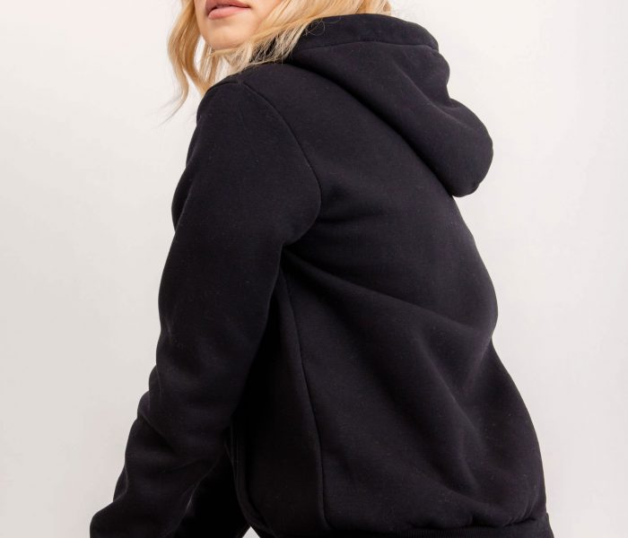 Hurtownia RUE PARIS Czarna bluza Glow