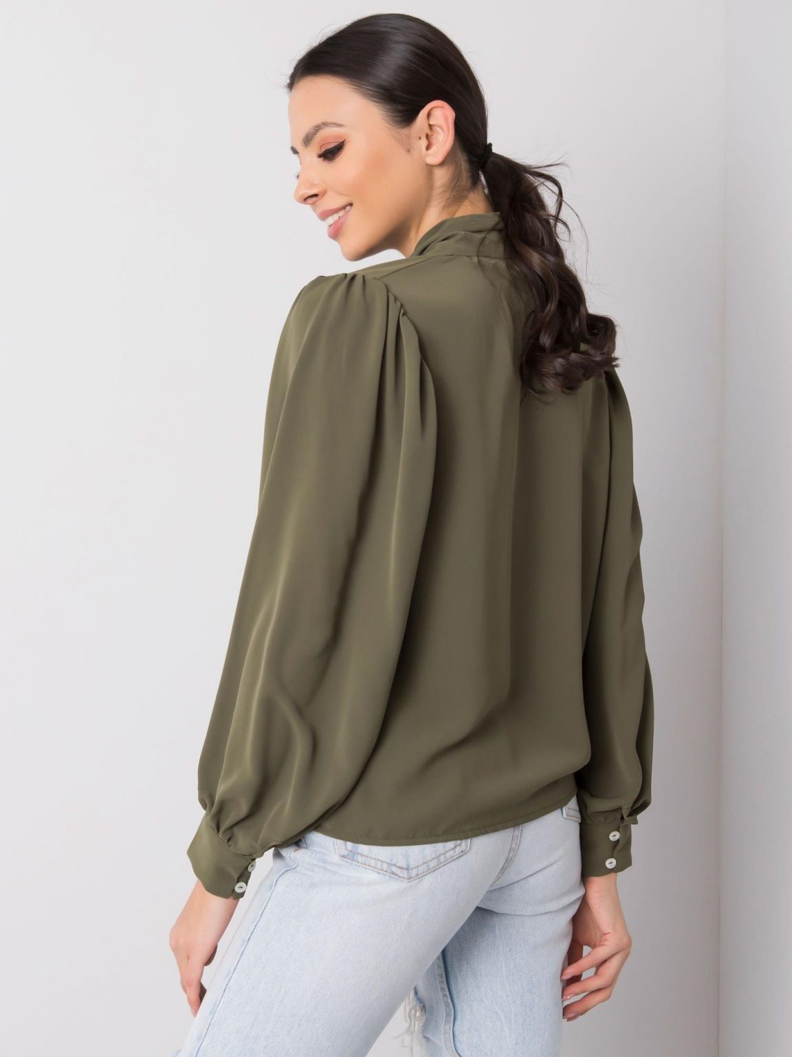 Khaki bluzka Joan RUE PARIS