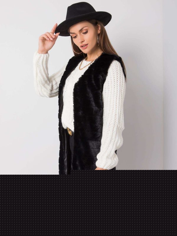 Czarna kamizelka Softy OCH BELLA