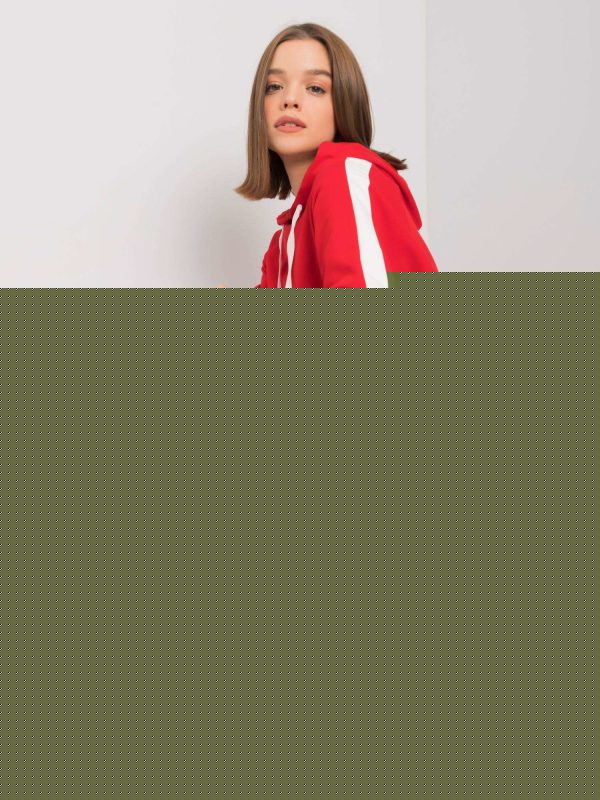 Czerwona sukienka dresowa Georgetta