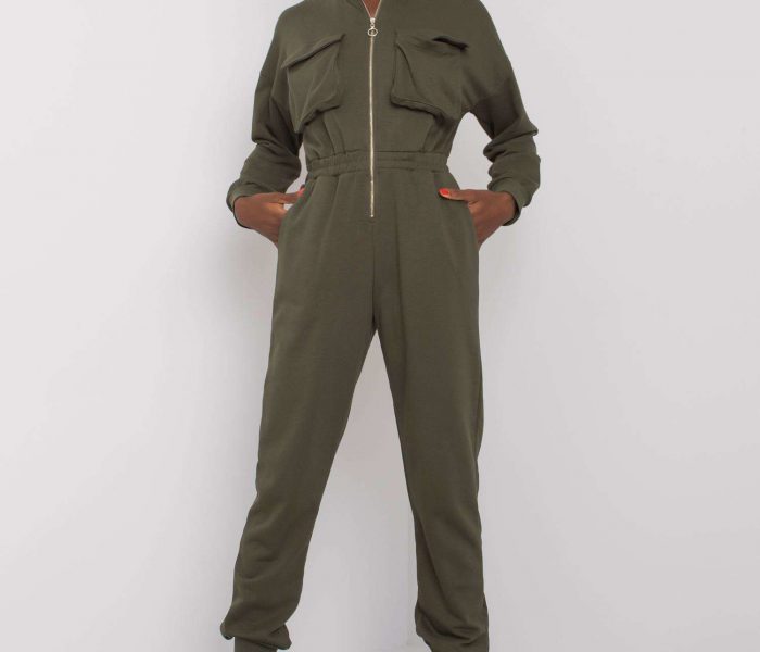Hurtownia Khaki dresowy kombinezon Raena