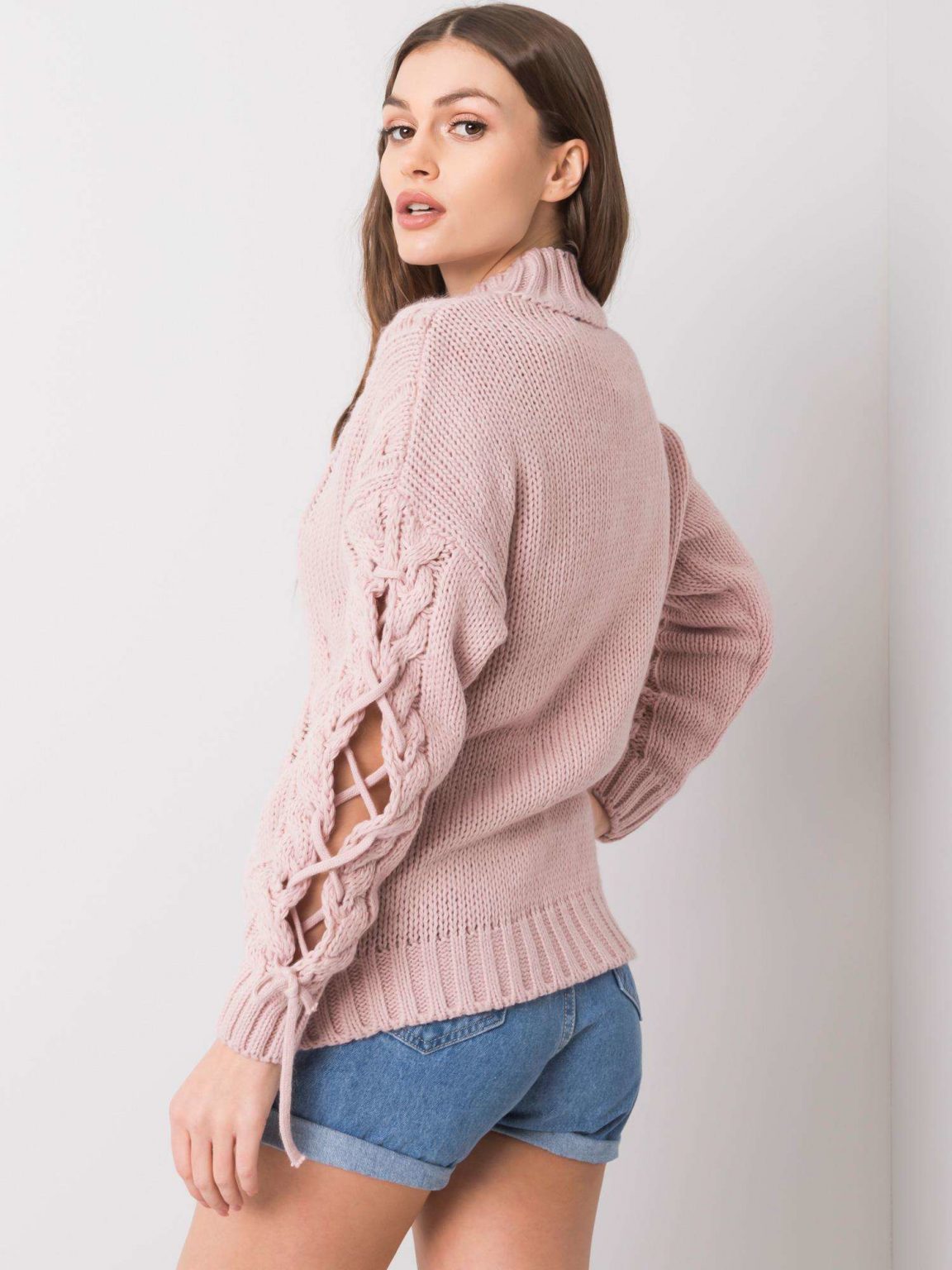 Brudnoróżowy sweter Betsy