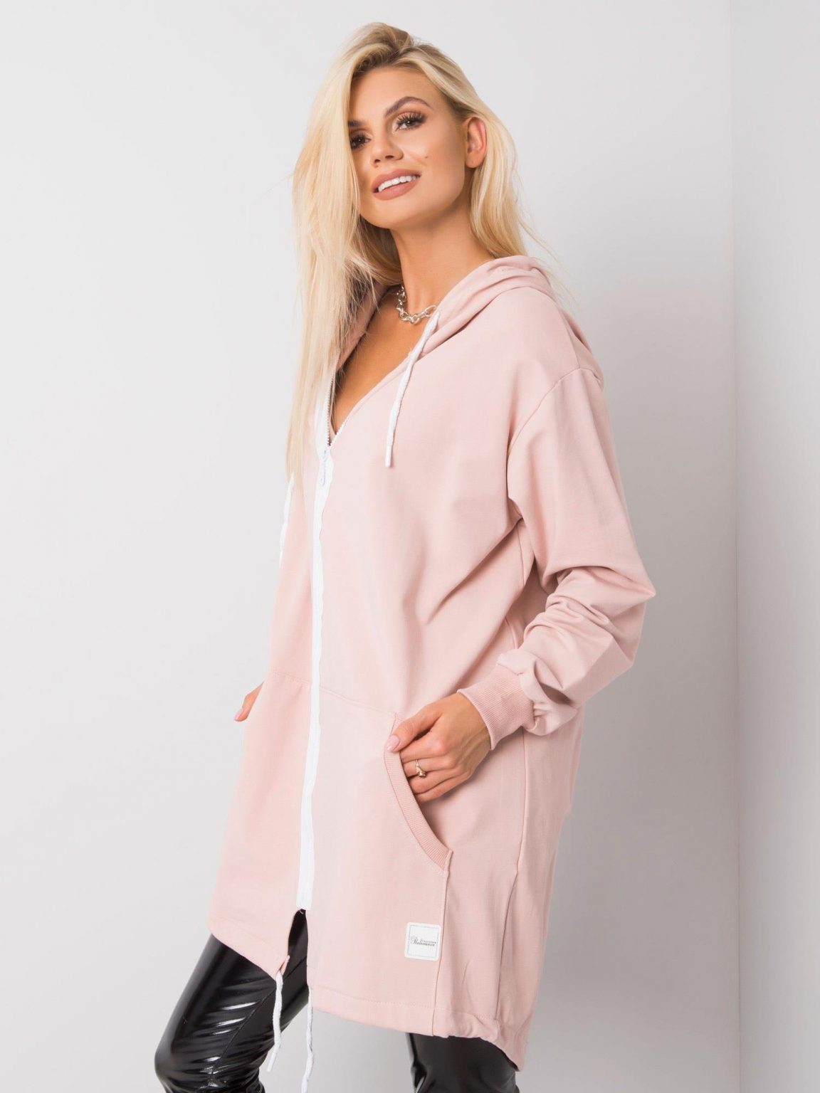 Brudnoróżowa bluza Ellis