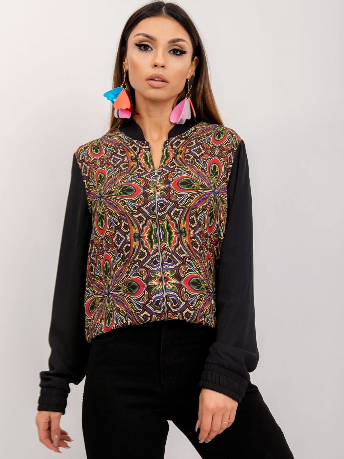 RUE PARIS Czarna bluza Sophie