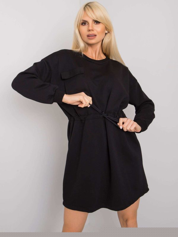 Czarna sukienka oversize Kelbi RUE PARIS