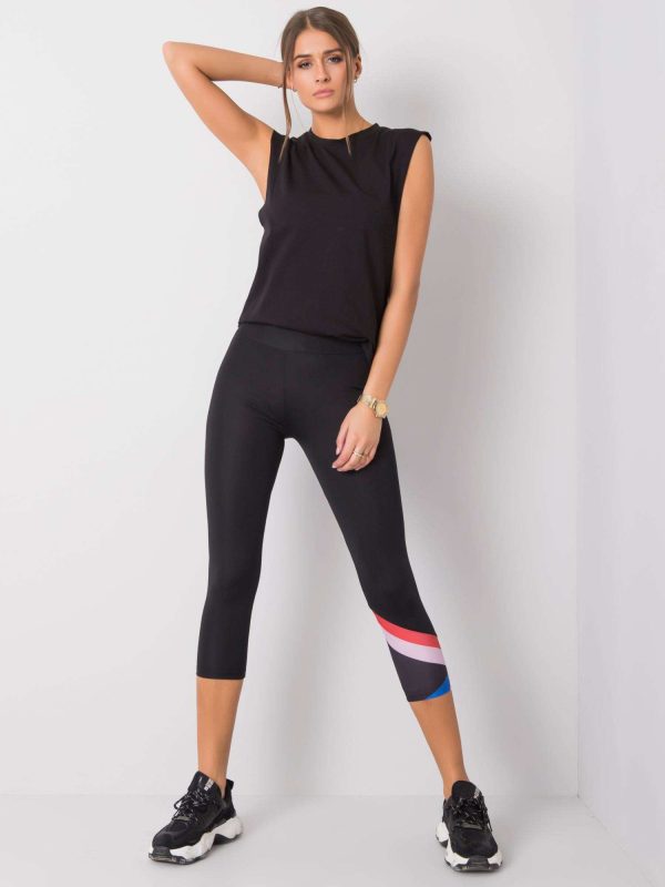 Czarne legginsy Monique FOR FITNESS