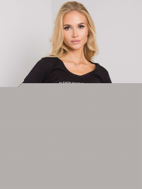 Czarna bluzka longsleeve Athia