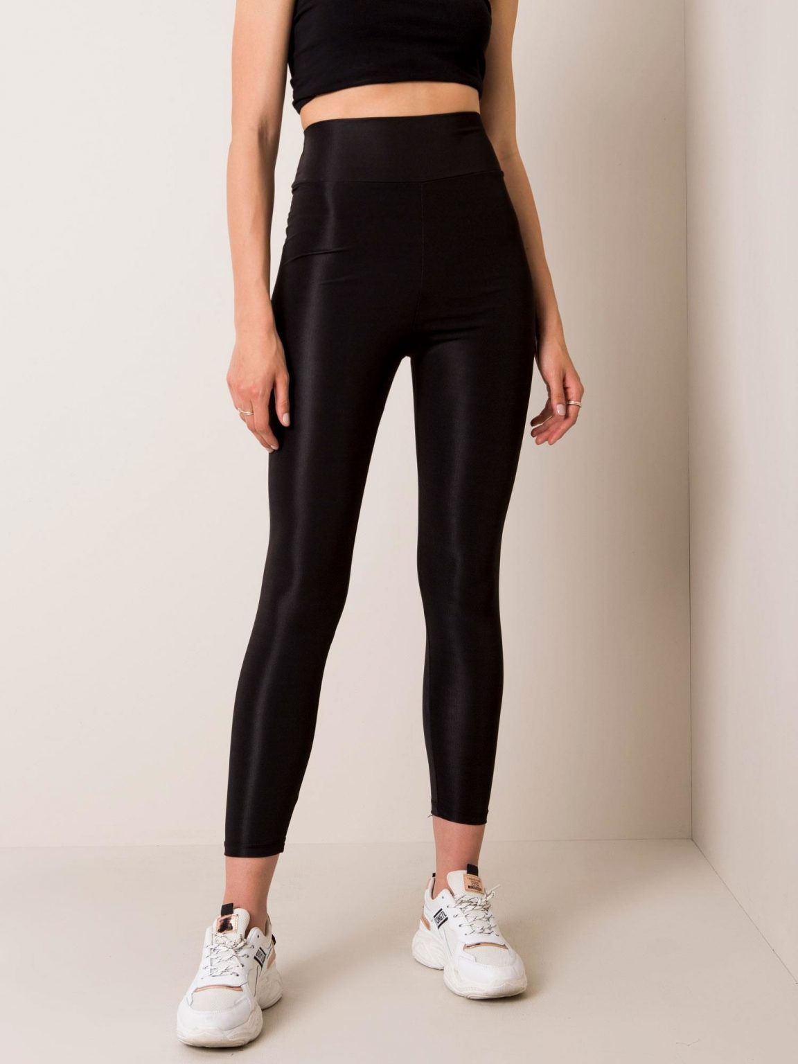 Czarne legginsy Funky RUE PARIS