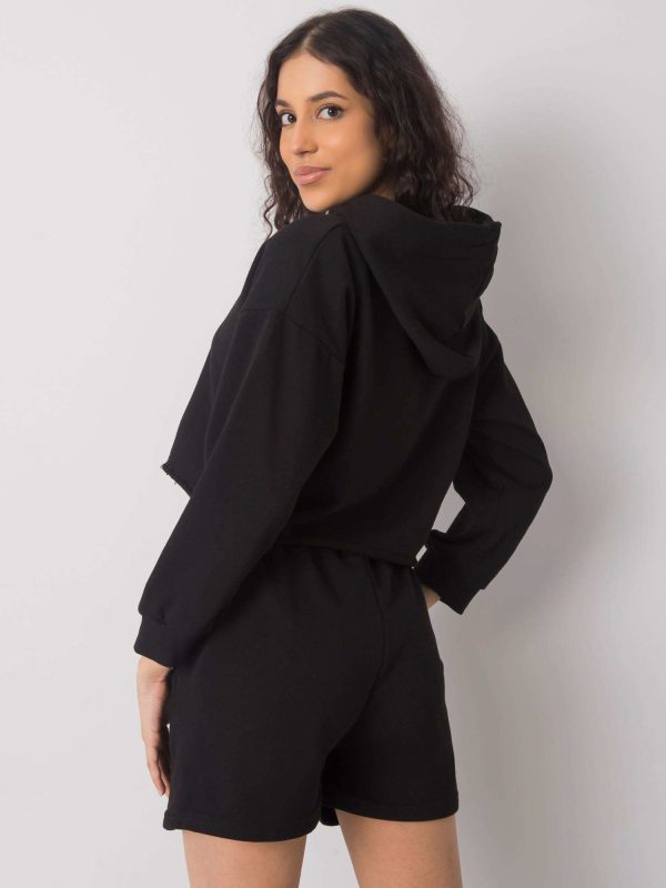 Czarny komplet casualowy Emola