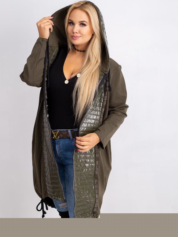 Khaki bluza plus size Suddenly