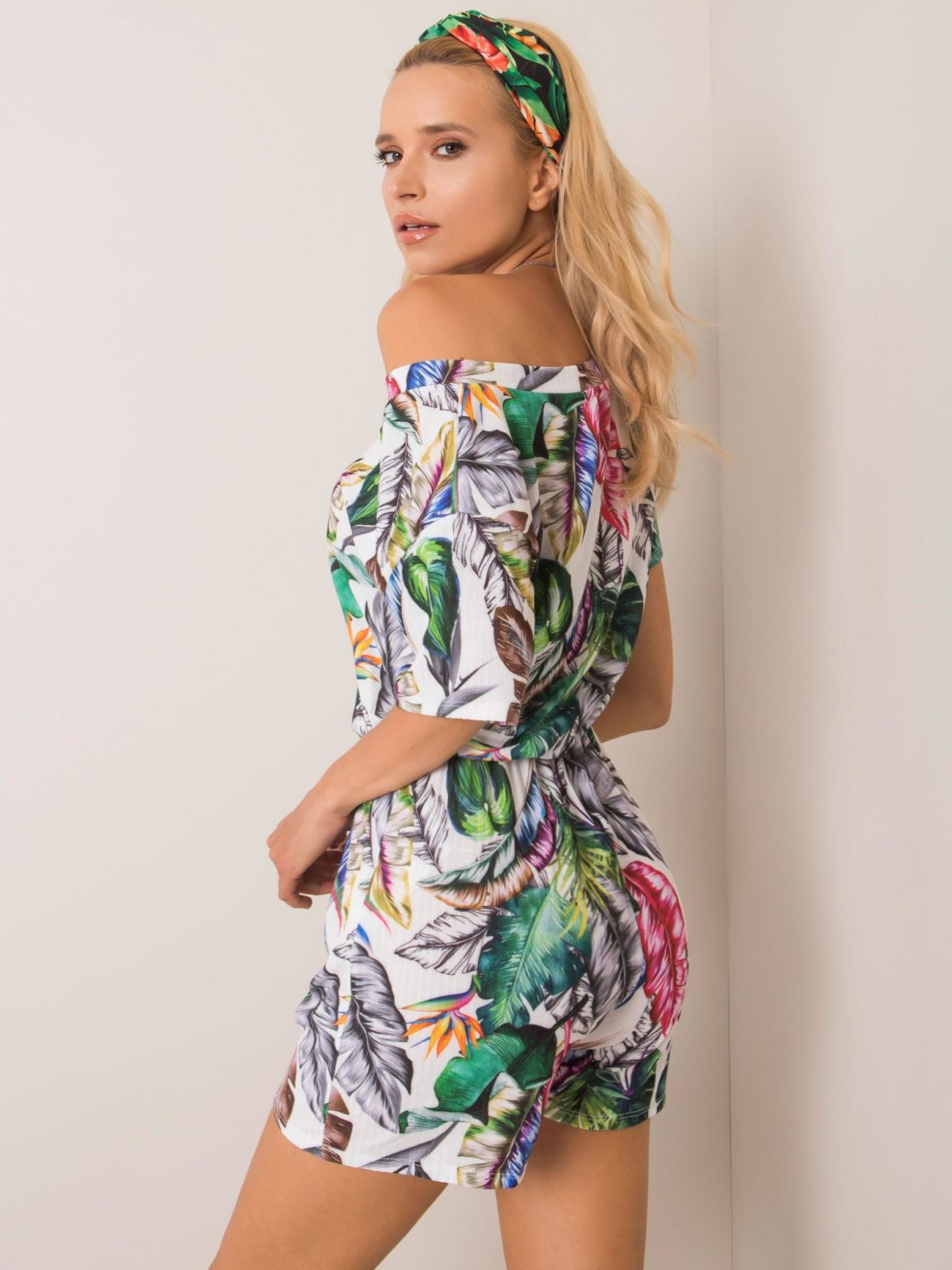 Biały kombinezon Tropical SUBLEVEL