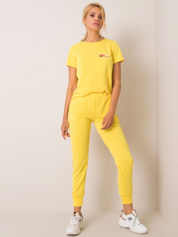 Żółty komplet Janice