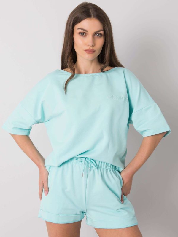 Jasnoniebieski komplet damski Quanesia