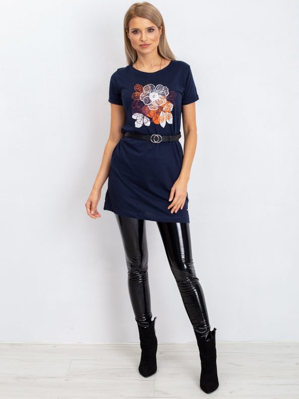 Granatowa tunika Gemma