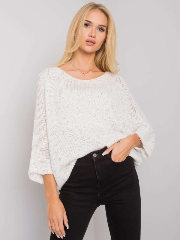 Ecru sweter oversize Cilles OCH BELLA