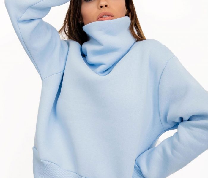 Hurtownia RUE PARIS Jasnoniebieska bluza Charm