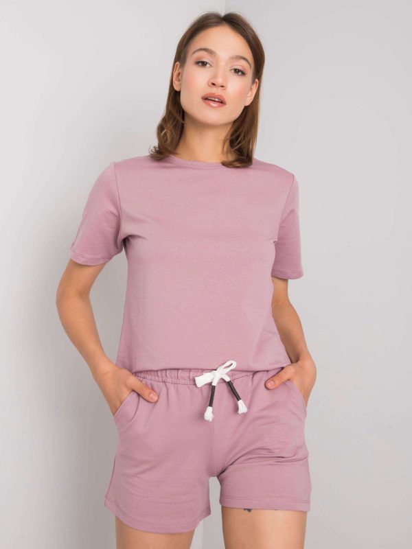 Brudnoróżowy komplet Valery RUE PARIS