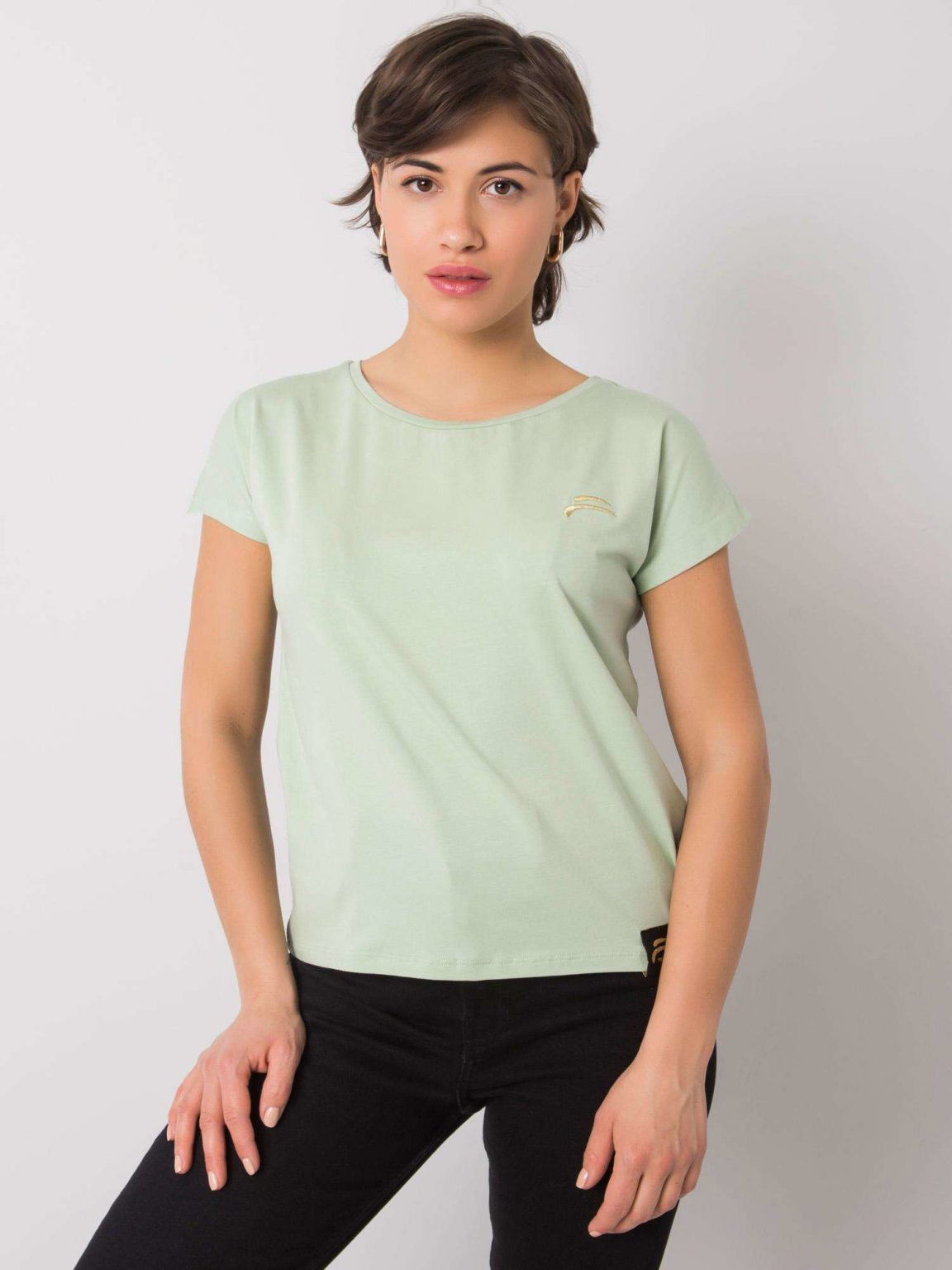 Miętowy t-shirt Mavery FOR FITNESS