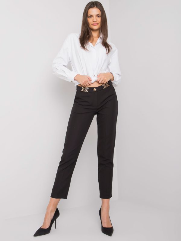 Czarne eleganckie spodnie Beverley