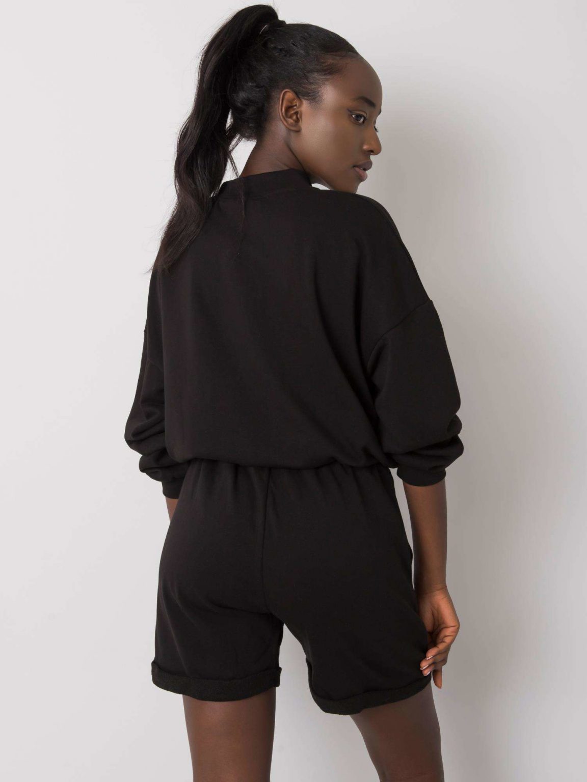 Czarny komplet damski Elli