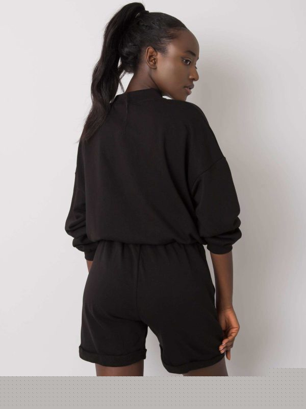 Czarny komplet damski Elli