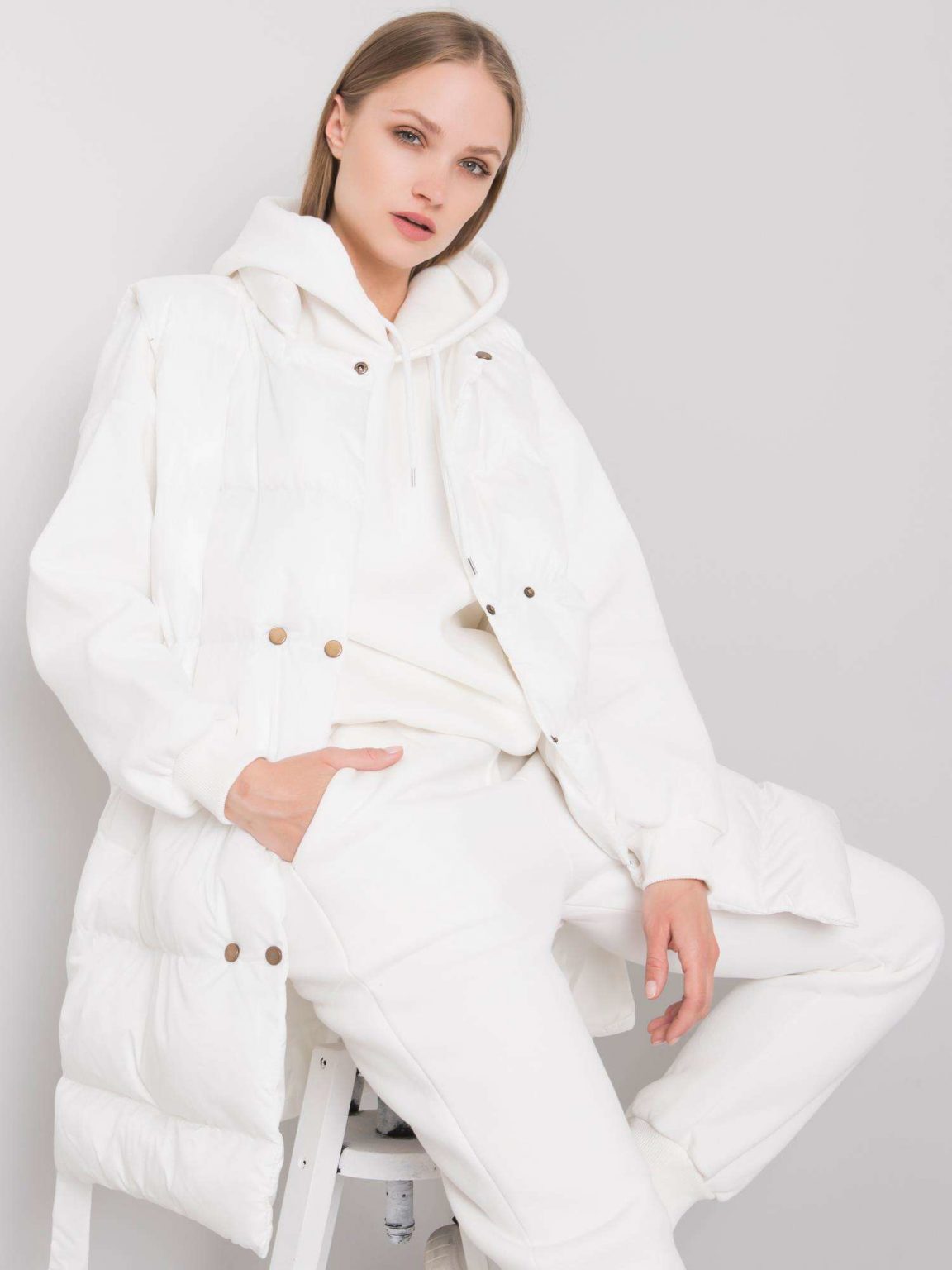 Biały komplet Vivianne