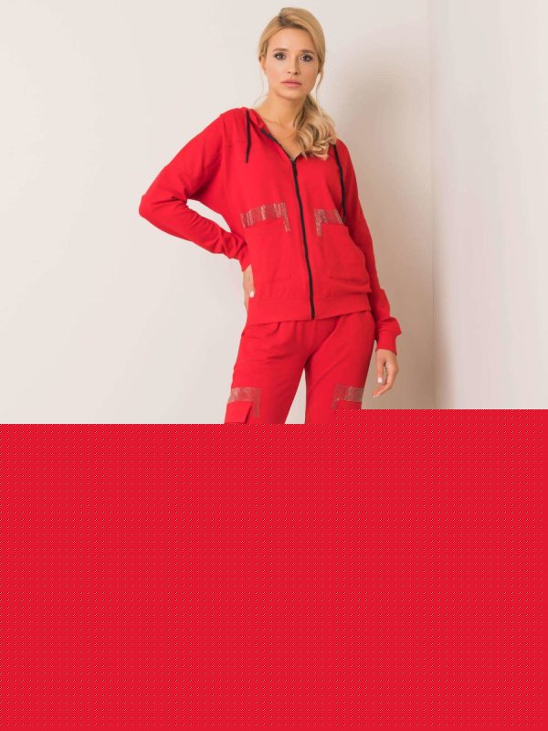 Czerwony komplet Jammie