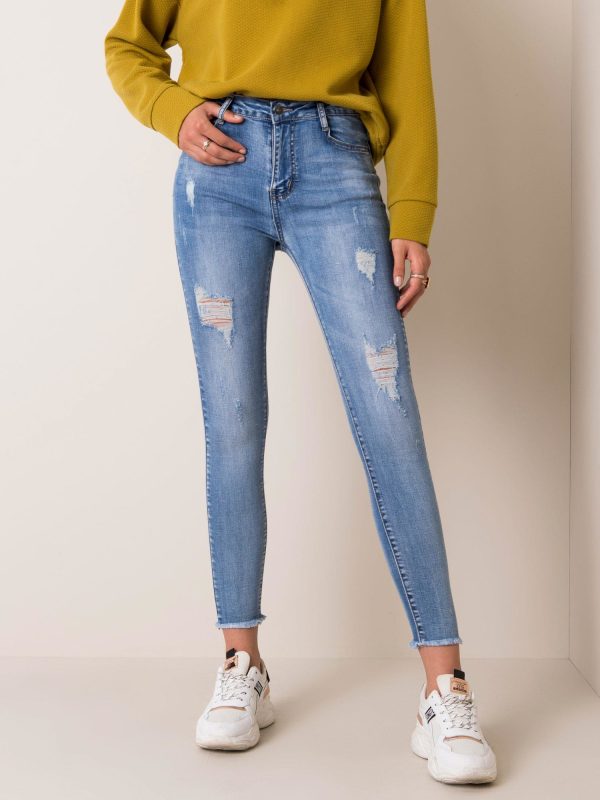 Niebieskie jeansy Feel