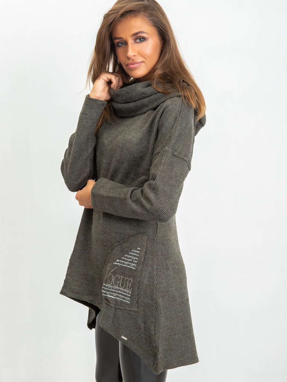 Khaki tunika Mischa