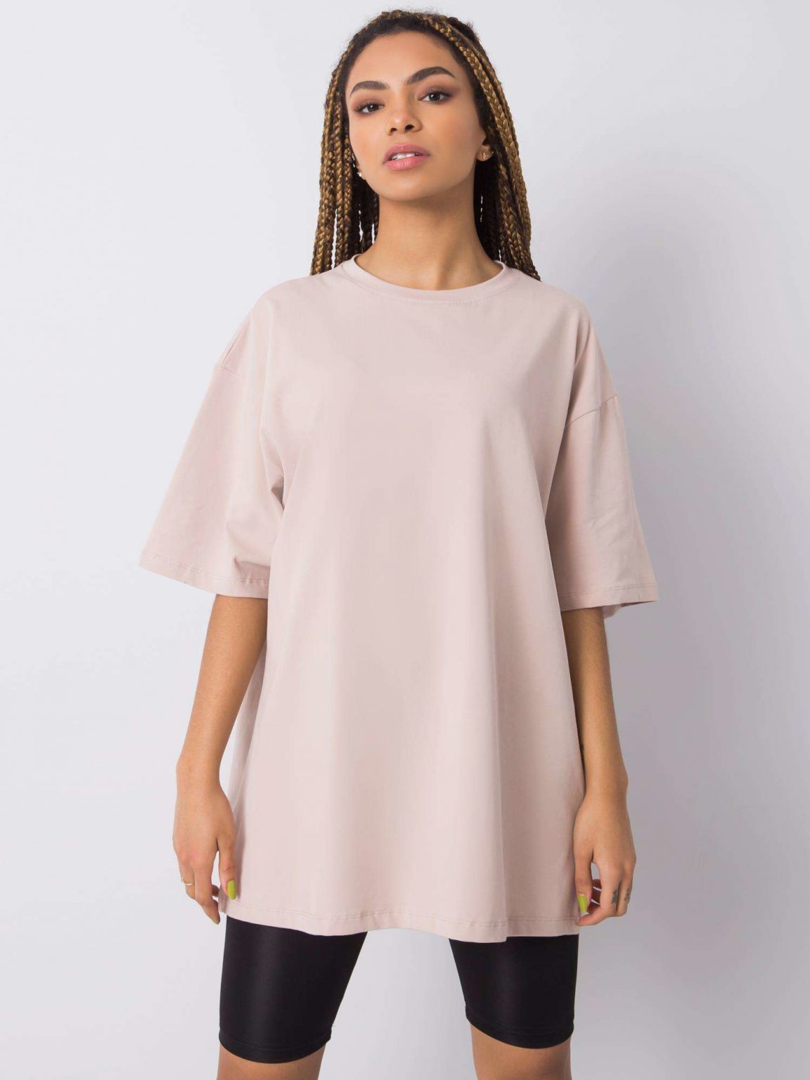 Beżowy t-shirt Juliet RUE PARIS