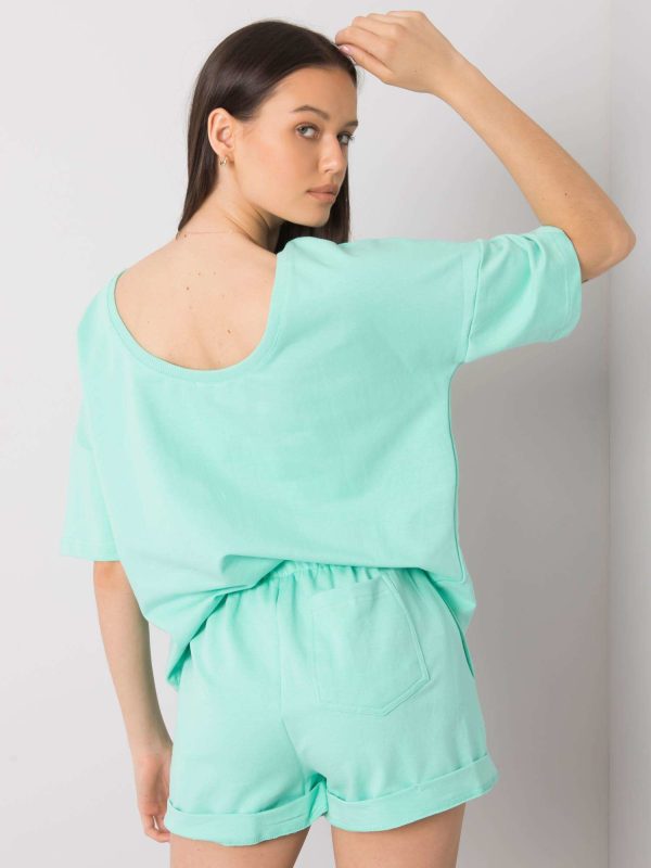 Miętowy komplet damski Quanesia