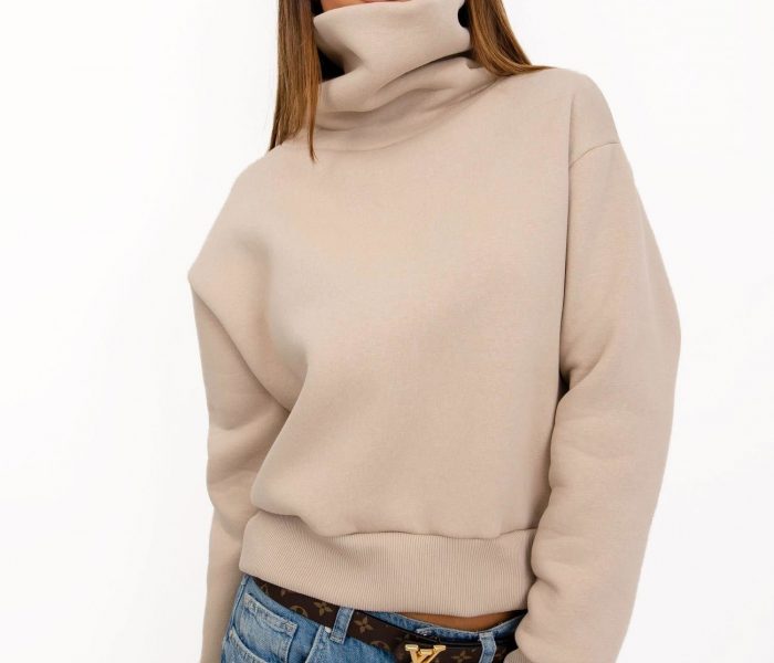 Hurtownia RUE PARIS Beżowa bluza Charm