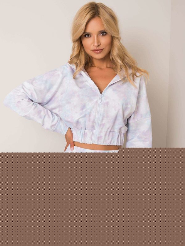 Biało-fioletowy komplet Blanche RUE PARIS