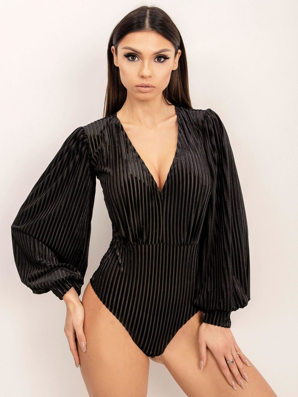 Czarne body Charlotte