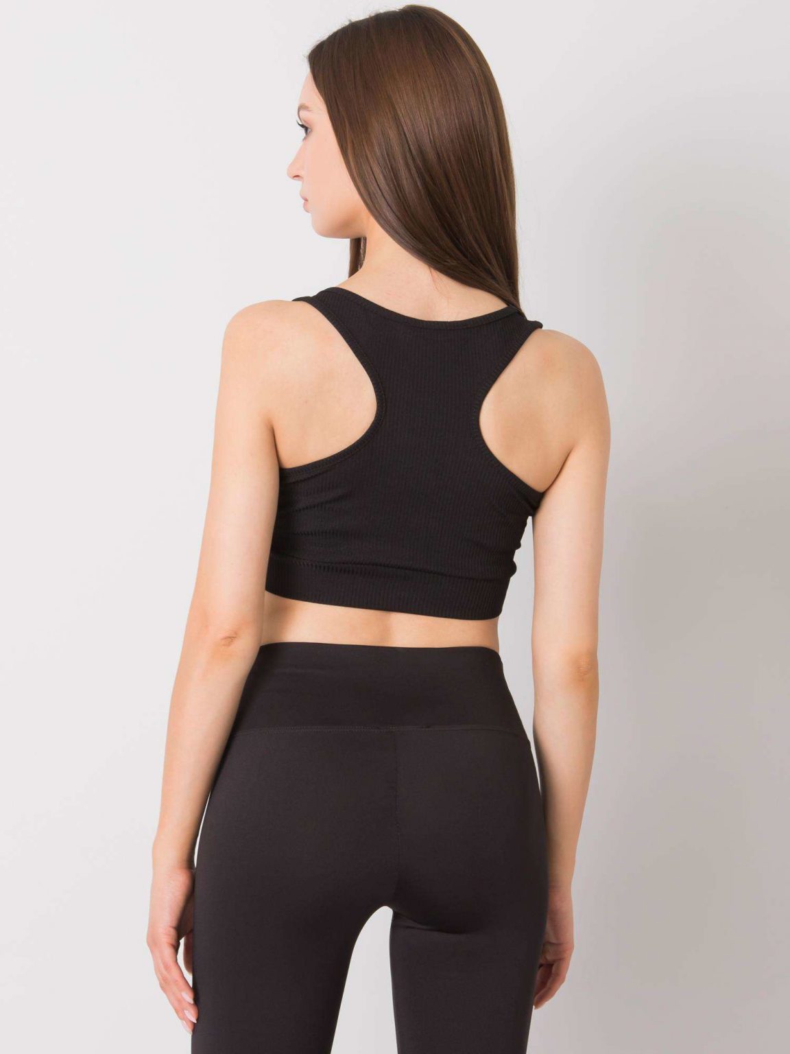 Czarny crop top Lily RUE PARIS