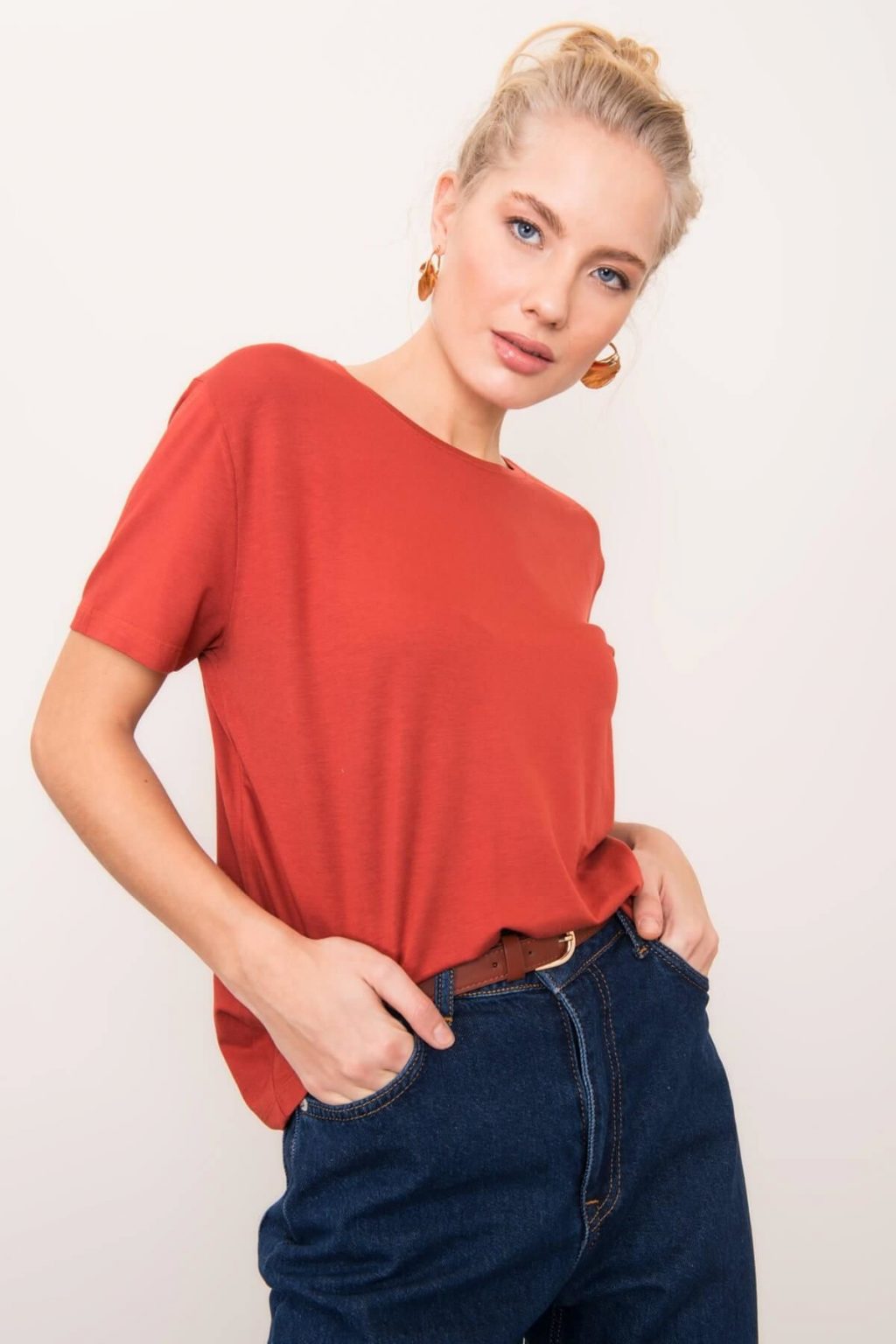Ceglasty t-shirt BSL