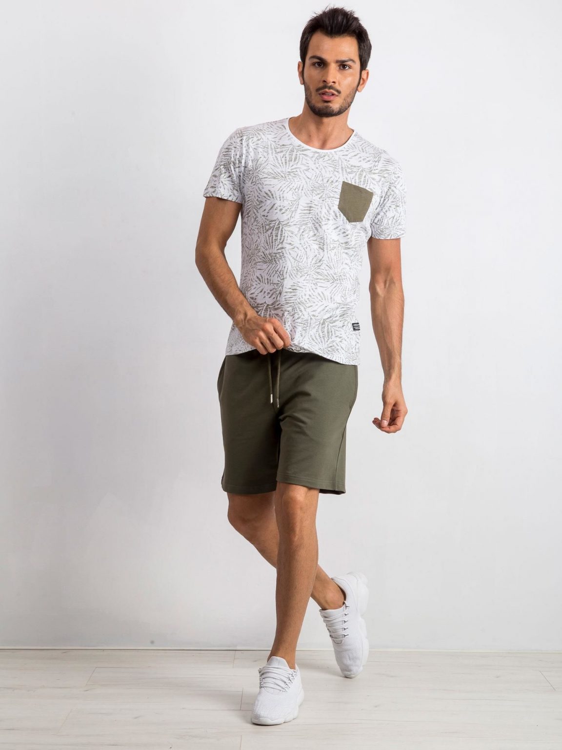 Khaki t-shirt męski Ready