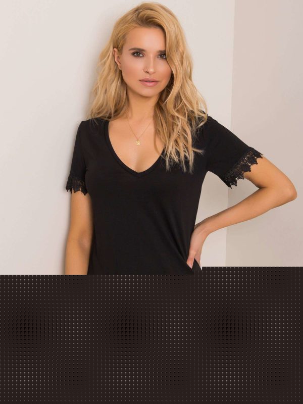 Czarny t-shirt Beautiful