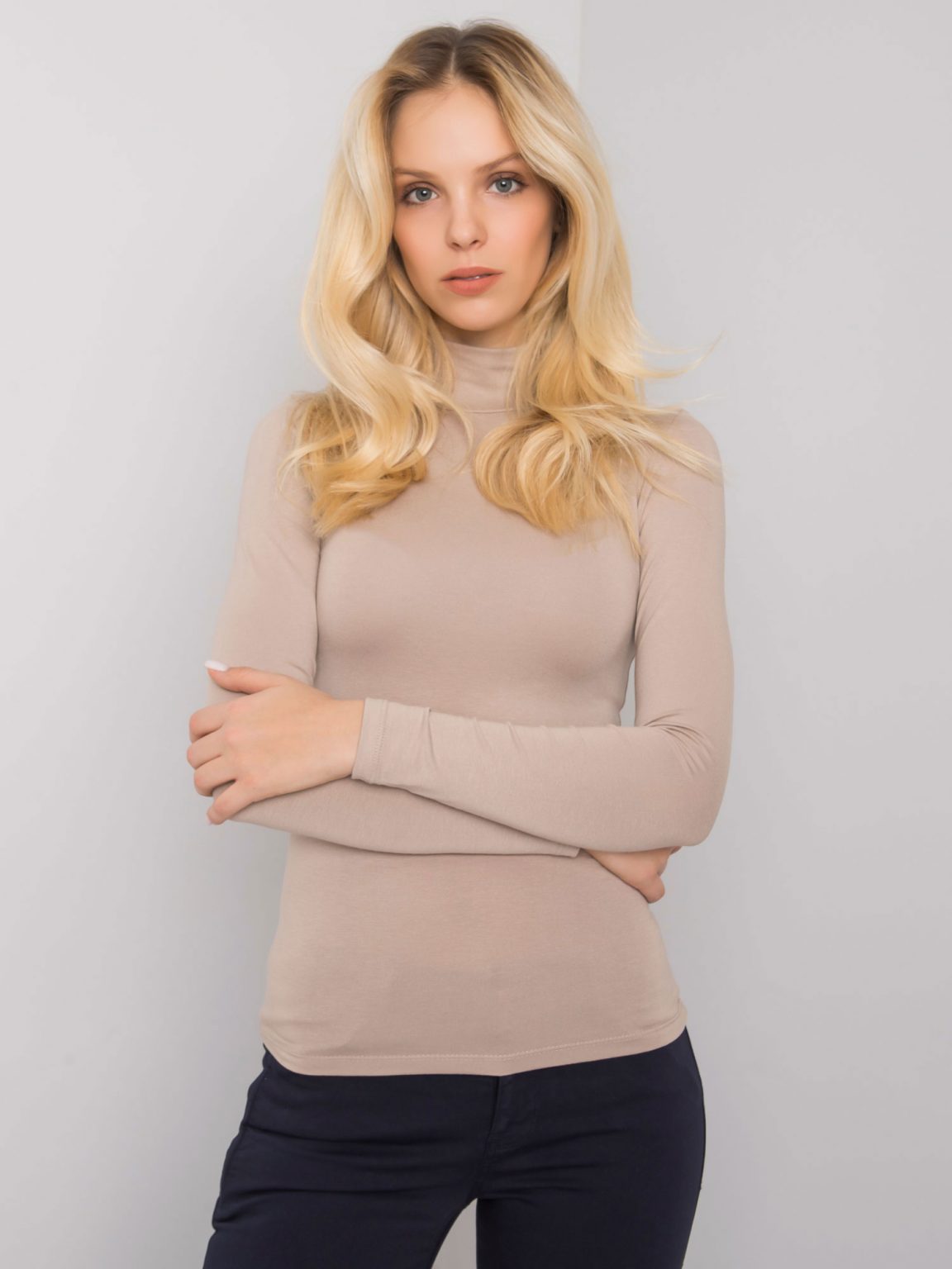 RUE PARIS Beżowa bluzka Cassie