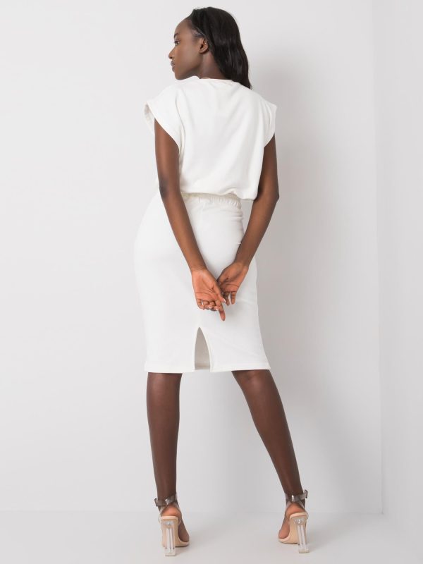 Ecru damski komplet bawełniany Schelda