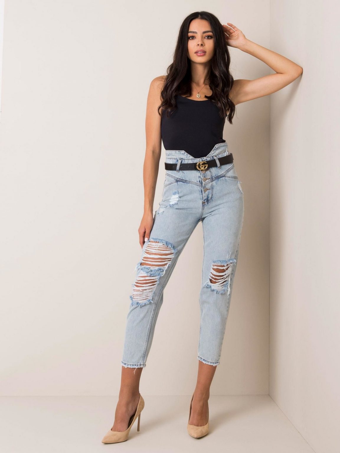 Jasnoniebieskie jeansy Lucia RUE PARIS