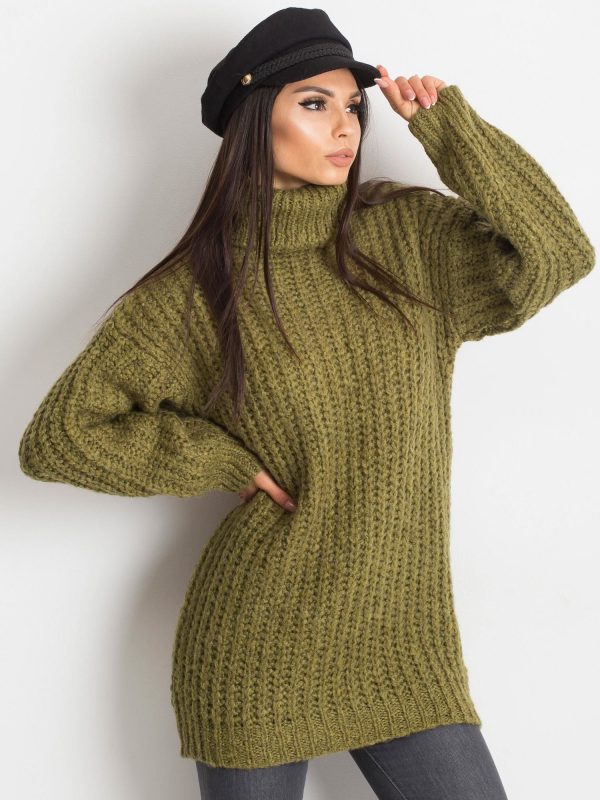 RUE PARIS Khaki sweter Dakota