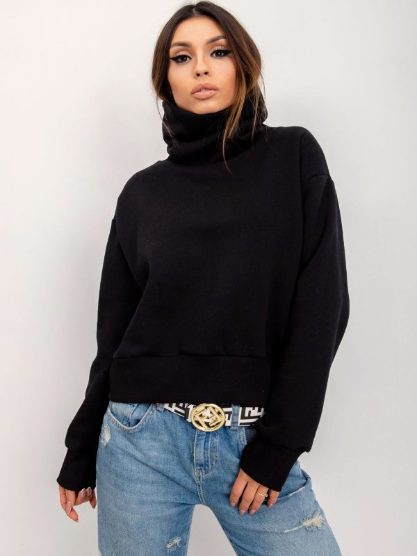 RUE PARIS Czarna bluza Charm