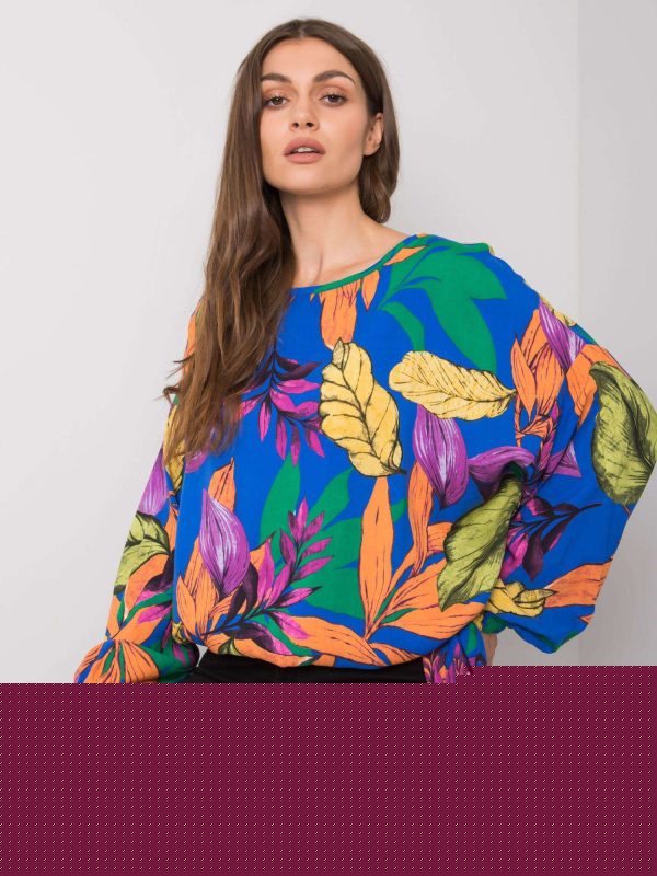 Niebieska bluzka oversize Ainara