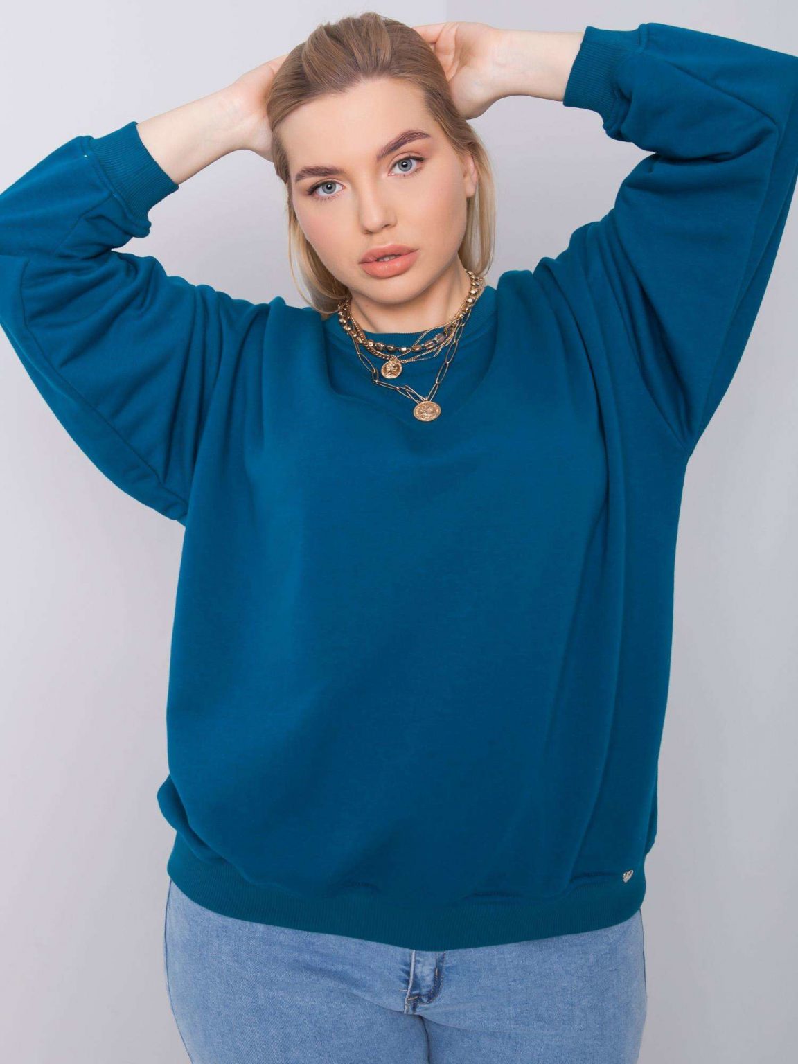 Morska bluza plus size Mischa