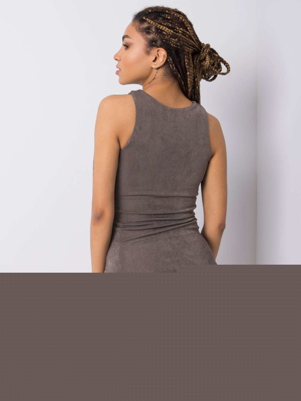 Szaro-zielone body Jessie RUE PARIS