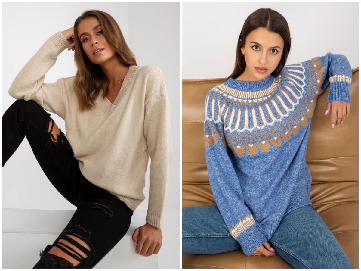 Przyciągnij klientki modnymi klasycznymi swetrami z hurtu