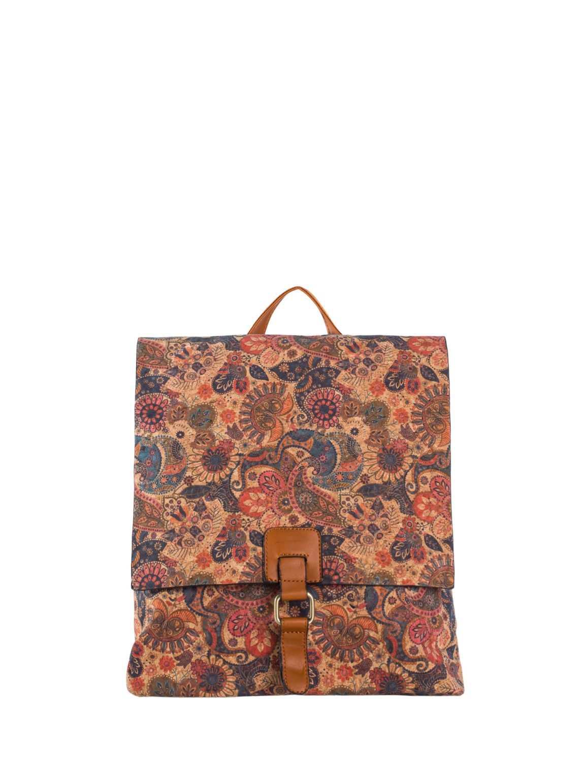 Hurtownia Ciemnoniebieski plecak z korka w stylu vintage