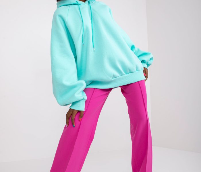 Hurtownia Miętowa damska bluza dresowa oversize Marinela