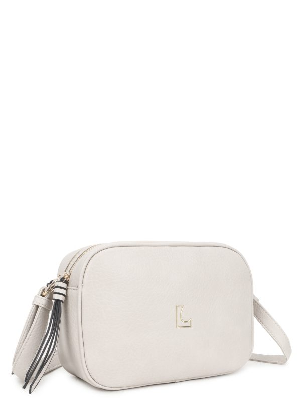 Hurtownia Beżowa torebka listonoszka crossbody LUIGISANTO